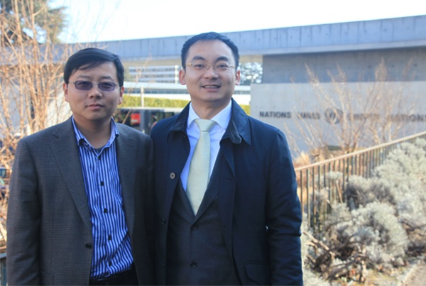 天坛董事长朱文彬陪同湖北旅游局长以及“中国最年轻市长”考察日内瓦酒店管理学院